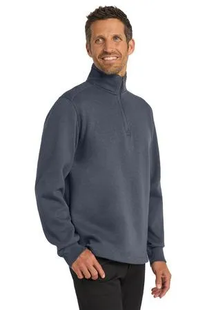 Port Authority Slub Fleece 1/4-Zip Pullover. F295
