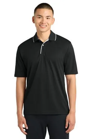 Sport-Tek Dri-Mesh Polo with Tipped Collar and Piping.  K467