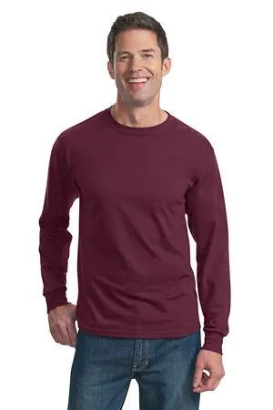 DISCONTINUED Fruit of the Loom HD Cotton 100% Cotton Long Sleeve T-Shirt. 4930