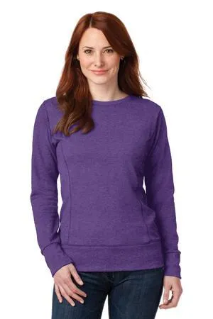 DISCONTINUED Anvil Ladies French Terry Crewneck Sweatshirt. 72000L