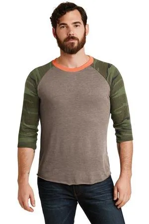 DISCONTINUED Alternative Eco-Jersey Baseball T-Shirt. AA2089