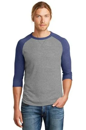 DISCONTINUED Alternative Dugout 3/4-Sleeve Vintage 50/50 Tee. AA5057