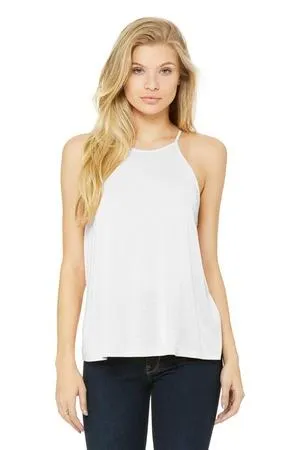 DISCONTINUED BELLA+CANVAS  Women's Flowy High-Neck Tank. BC8809