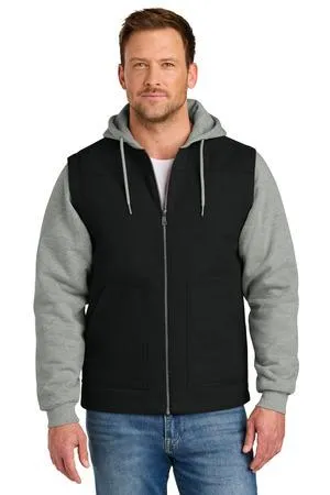 CornerStone Duck Fleece Full-Zip Hooded Jacket CSJ42