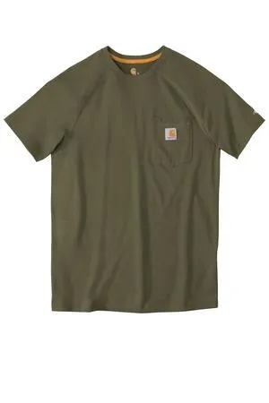 DISCONTINUED Carhartt Force  Cotton Delmont Short Sleeve T-Shirt. CT100410