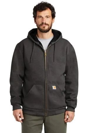 DISCONTINUED Carhartt  Rain Defender  Rutland Thermal-Lined Hooded Zip-Front Sweatshirt. CT100632