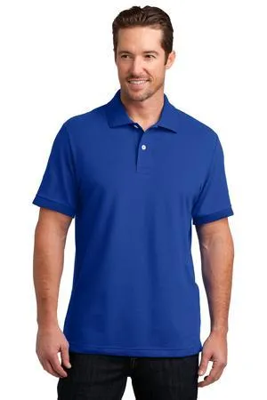 DISCONTINUED District Made Mens Stretch Pique Polo. DM325