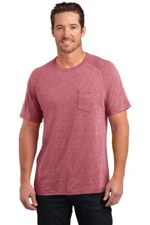 DISCONTINUED District Made Mens Tri-Blend Pocket Tee. DM340