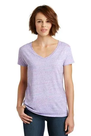 DISCONTINUED District  Women's Cosmic V-Neck Tee. DM465