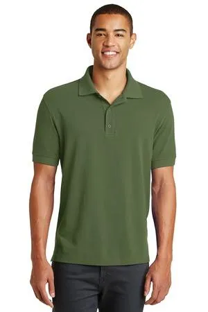 DISCONTINUED Eddie Bauer Cotton Pique Polo. EB100