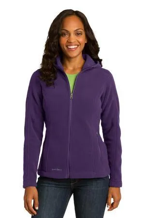 DISCONTINUED Eddie Bauer Ladies Hooded Full-Zip Fleece Jacket. EB206