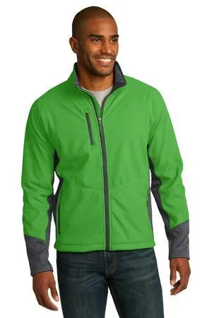 DISCONTINUED Port Authority Vertical Soft Shell Jacket. J319