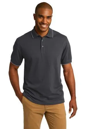 DISCONTINUED Port Authority Rapid Dry Tipped Polo. K454