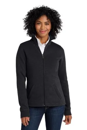 Port Authority Ladies Slub Fleece Full-Zip Jacket. L293