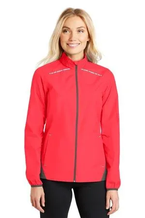 DISCONTINUED Port Authority Ladies Zephyr Reflective Hit Full-Zip Jacket. L345