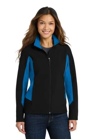 Port Authority Ladies Core Colorblock Soft Shell Jacket. L318