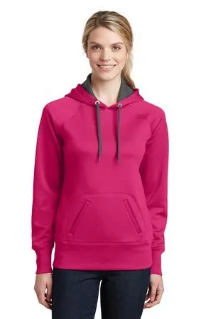 DISCONTINUED Sport-Tek Ladies Tech Fleece Hooded Sweatshirt.  LST250