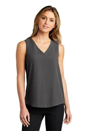 Port Authority  Ladies Sleeveless Blouse. LW703