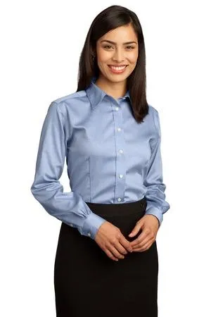 DISCONTINUED Red House - Ladies Non-Iron Pinpoint Oxford Shirt.  RH25