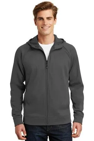 DISCONTINUED Sport-Tek Rival Tech Fleece Full-Zip Hooded Jacket. ST295