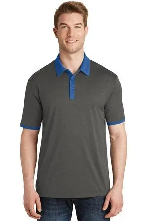DISCONTINUED Sport-Tek Heather Contender Contrast Polo. ST667