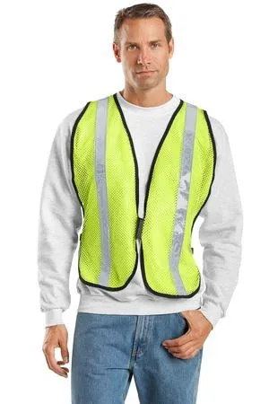 DISCONTINUED Port Authority Mesh Enhanced Visibility Vest.  SV02