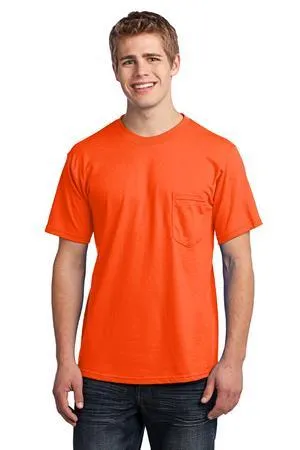 DISCONTINUED Port & Company - All-American Pocket Tee. USA100P