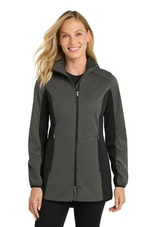 Port Authority Ladies Active Hooded Soft Shell Jacket. L719