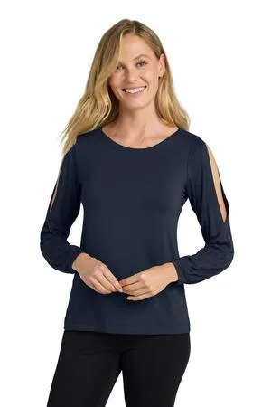 Port Authority  Ladies Luxe Knit Jewel Neck Top. LK5600