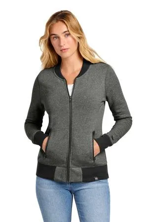 New Era  Ladies French Terry Baseball Full-Zip. LNEA503