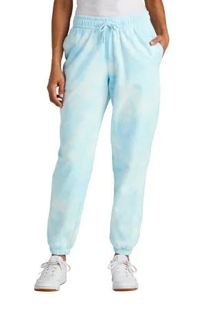 Port & Company Ladies Beach Wash Cloud Tie-Dye Sweatpant LPC140P