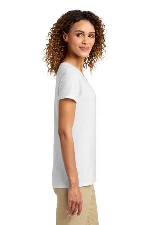 Port & Company Ladies Fan Favorite V-Neck Tee. LPC450V