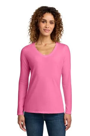 Port & Company Ladies Long Sleeve Fan Favorite V-Neck Tee. LPC450VLS