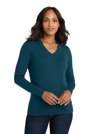 Port Authority Ladies V-Neck Sweater. LSW285
