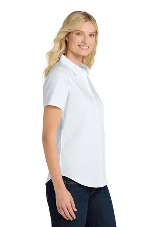 Port Authority Ladies Short Sleeve SuperPro ReactTwill Shirt. LW809