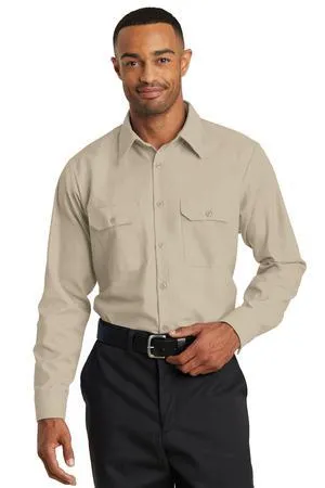DISCONTINUED Red Kap Long Sleeve Solid Ripstop Shirt. SY50