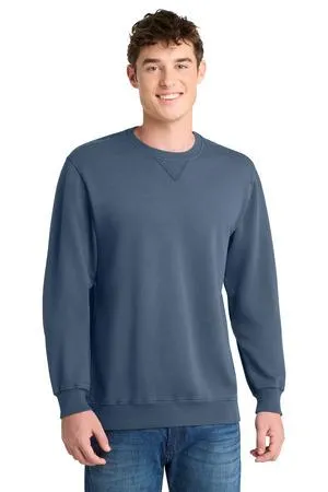 Port & Company Beach Wash Garment-Dyed Crewneck Sweatshirt PC098