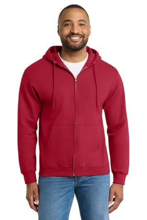 Port & Company -  Essential Fleece Full-Zip Hooded Sweatshirt.  PC90ZH