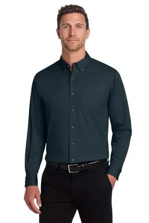 Port Authority Long Sleeve Twill Shirt.  S600T