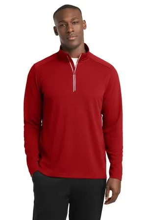 Sport-Tek Sport-Wick Textured 1/4-Zip Pullover.  ST860