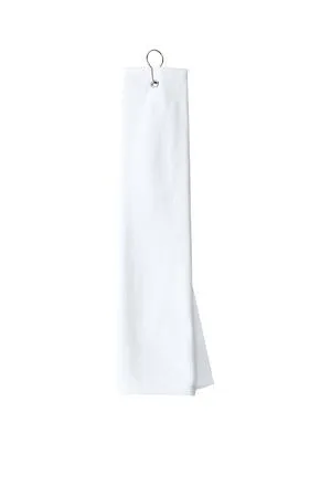 Port Authority Grommeted Tri-Fold Golf Towel.  TW50