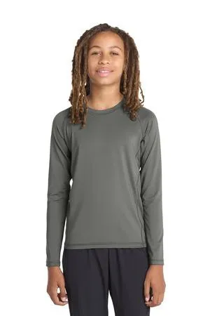 Sport-Tek  Youth Long Sleeve Rashguard Tee. YST470LS