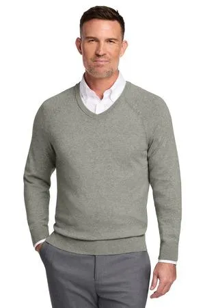 Brooks Brothers Cotton Stretch V-Neck Sweater BB18400