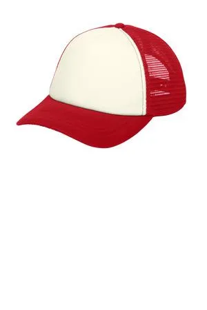 Port Authority  5-Panel Twill Foam Trucker Cap. C936