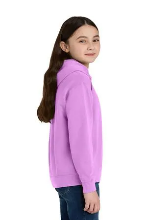 Garment-Dyed Youth Lightweight Fleece Hooded Sweatshirt