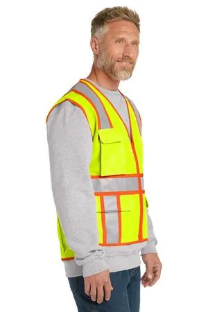 CornerStone  ANSI 107 Class 2 Surveyor Zippered Two-Tone Vest. CSV105