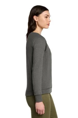 District Women's Featherweight French Terry Long Sleeve Crewneck DT672