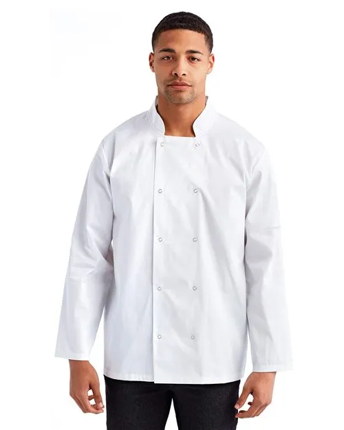 Ten Studded Front Chef Coat