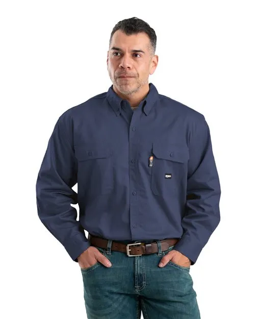 Flame-Resistant Button-Down Work Shirt