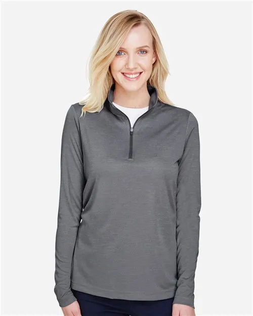 Women's Zone Sonic Heather Performance Quarter-Zip Pullover